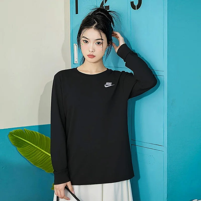 

Nike Pure Cotton Women's Hooded Sweatshirt for Sport Long-Sleeved T-shirt HF0781-010