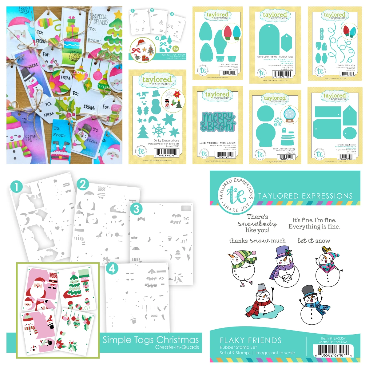 

Merry Christmas Bright Birthday Greetings Holiday Tags Glow Garland Die Stencils Set DIY Scrapbooking Stamp Handmade Cards Dies