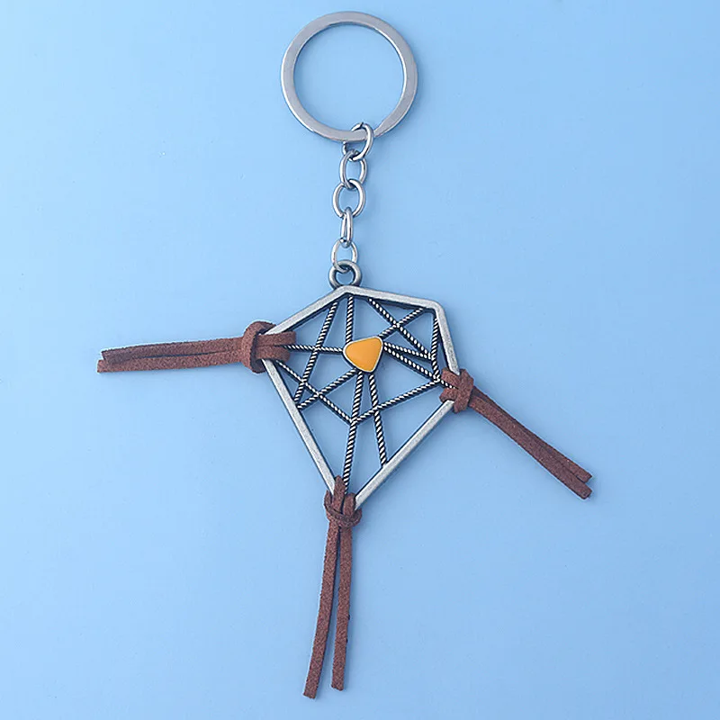 Naszyjnik Cosplay Death Stranding Sam Porter Bridges Łapacz Snów Brelok Metalowy Łapacz Snów Biżuteria