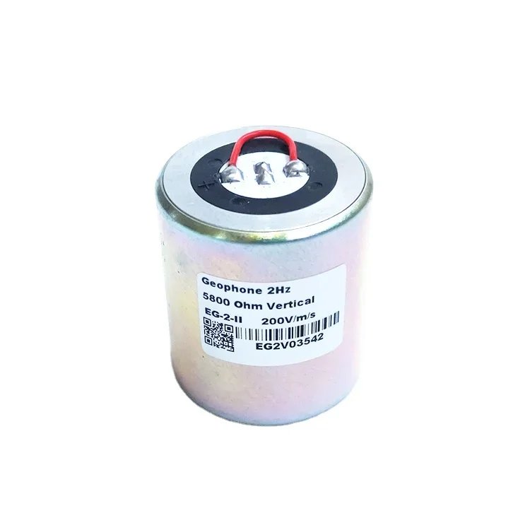 High Sensitivity 200 V/m/s Vertical Geophone 2 Hz Microseismic Monitoring EG-2-II  Low Frequency Seismic Sensor 2Hz Geophone