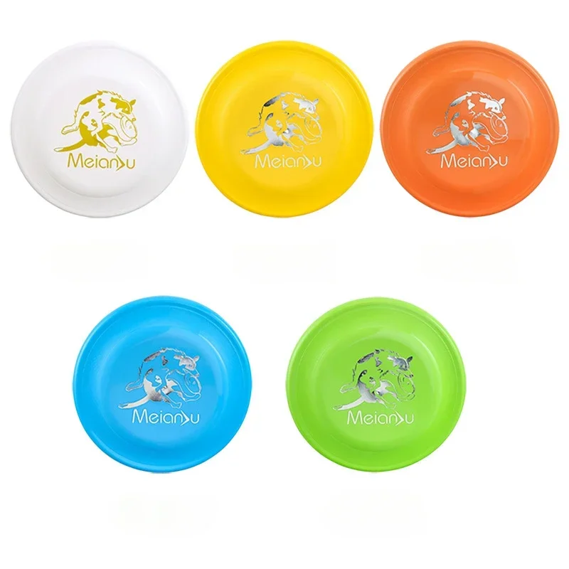 24cm Standard Flying Saucer Interactive Dog Supplies Toy Pet Flying Discs Training Toy Ring Resistant Bite Floating Toy Game