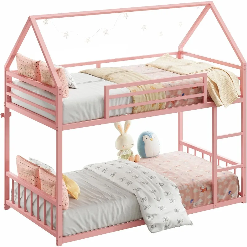 Pink House Bunk Bed 3