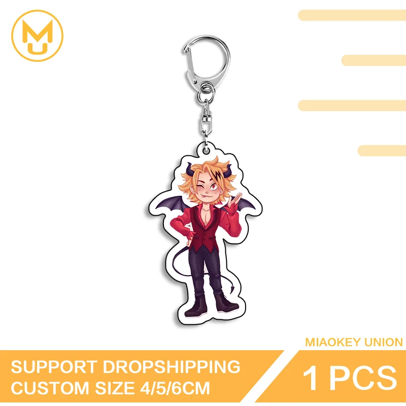 Katsuki Bakugo Demon Double Sided Acrylic Keyring Popular Functional Amusing Portable Eye Catching Key Ring For Bags And Keys