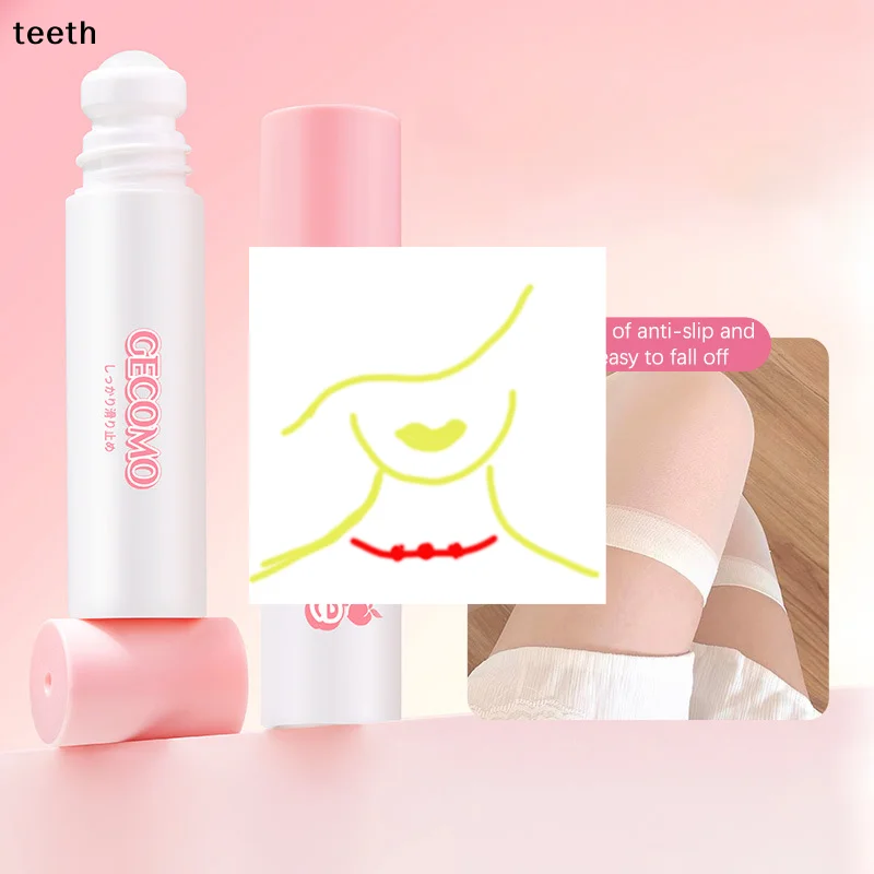 

[Glow]10g Anti-Slip Glue Roll On Skin Adhesive For Clothing Dress Body Skin Anti-exposure Bra Non-slip Fixed