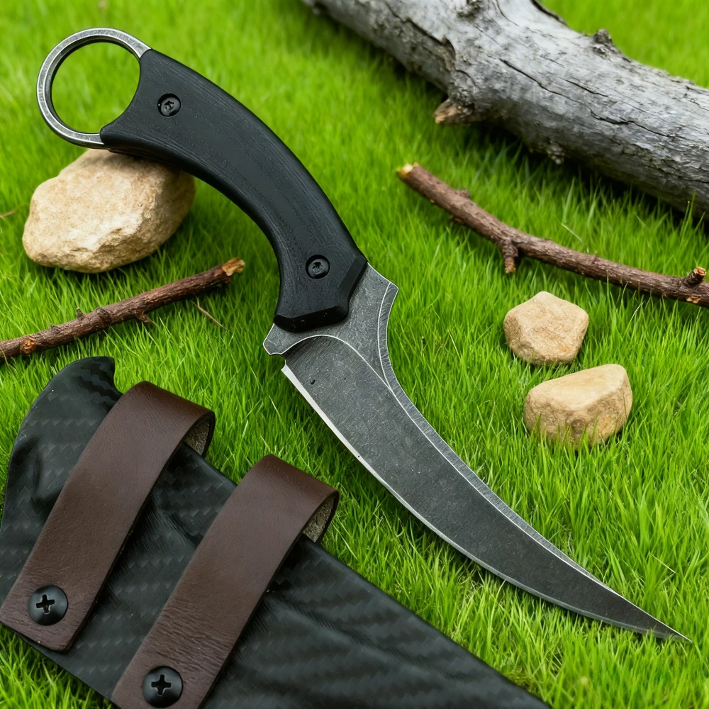 

Легкий 7Cr13MoV Blade G10, нож с фиксированным лезвием, инструмент для выживания в дикой природе, многофункциональные ножи для рыбалки, кемпинга на открытом воздухе