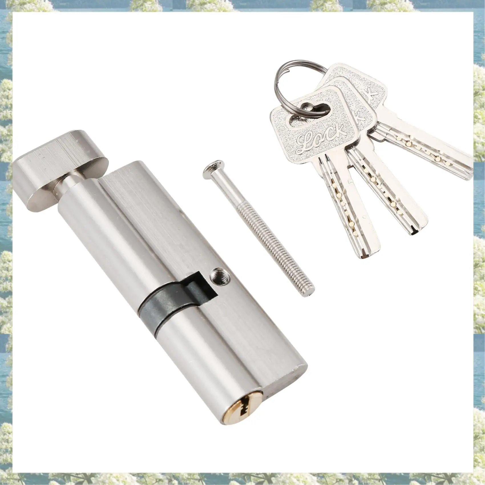 Новая дверная фурнитура, 80 мм, медный цилиндр дверного замка, внутренний замок для спальни, ручка для гостиной, латунный замок с ключом