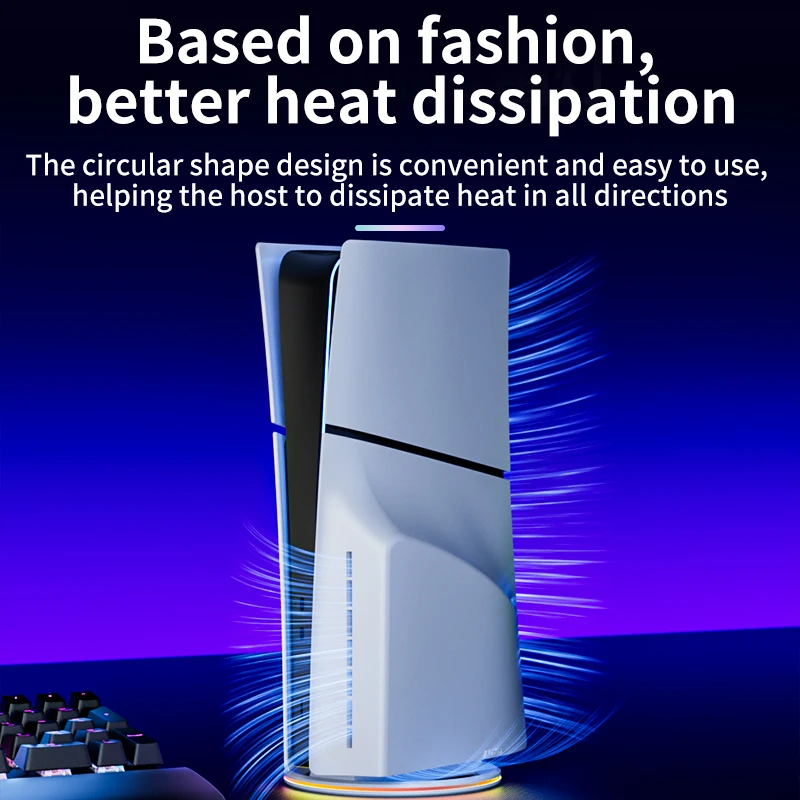 For PS5/PS5 PRO Ultra-thin Console Replacement Parts for Console Bracket Anti-slip Vertical Base Gaming Accessories