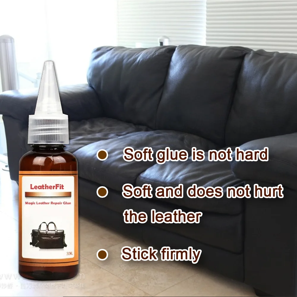 30ml multi-funcional couro reparação cola sofá assento de carro sapatos de mobiliário couro interior restore cleaner casa suprimentos