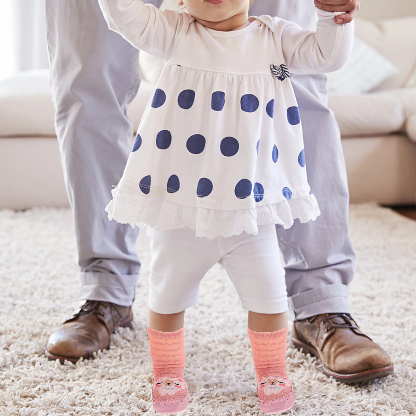 

1Pair Baby Anti-Slip Socks Soft Sole Mesh Breathable Training Walking Shoes Infant First Walking Socks Toddler Shoes