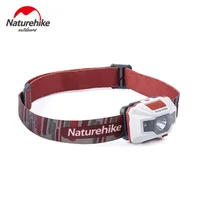 Naturehike-linterna frontal con carga USB para pesca nocturna, potente linterna para cabeza, impermeable, para exteriores, Camping, portátil, con Sensor LED