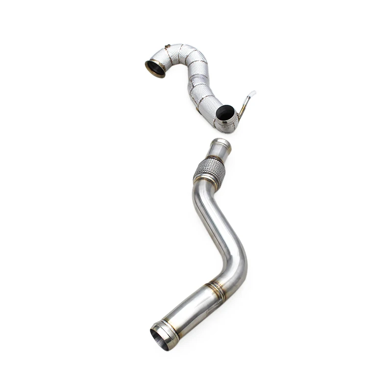 

Race Straight Exhaust Pipe In Stock For Mercedes-Benz A45/CLA45 AMG 2.0T W117 2014-2023 Free Flow Stainless Steel Downpipe