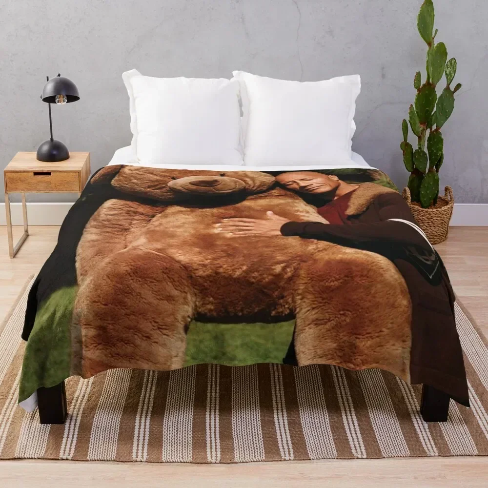 

the rock n bear Throw Blanket Decorative Soft Throw Blanket for Couch Sofa