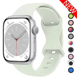 Apple Watch用シリコンストラップ,バンド,ベルト,ブレスレット,iwatchシリーズ10,9,8,7,6,5,3,se,ultra,2,40,44mm 49mm、45mm、41mm、46mm、38mm、42mm