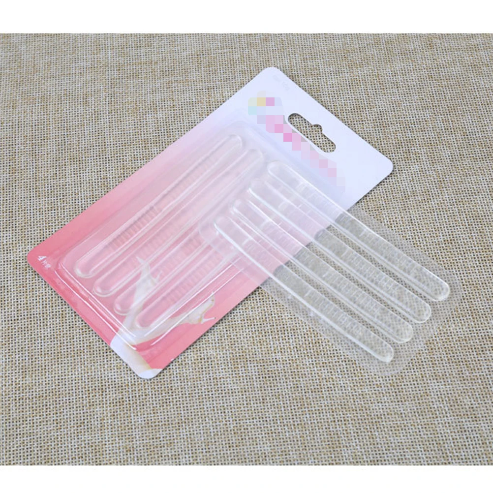 

4pcs Red Card Sticker Thin Adhesive Tape for Shoes Heel Bar AntiWear Foot Stickers Shoe Cushion Care Suitable Ladies