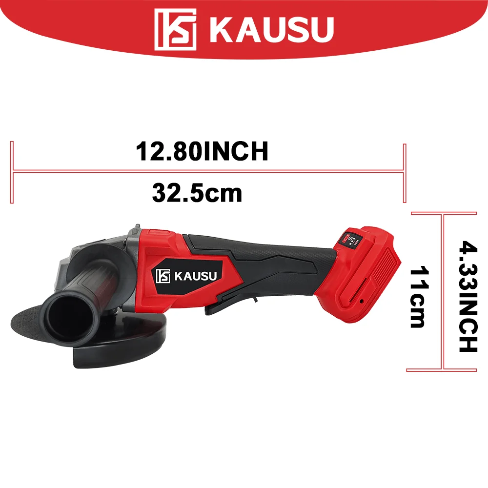 Imagem -03 - Rebarbadora Elétrica sem Escova Recarregável Velocidade Variável Metal Madeira Polimento Ferramentas Elétricas para Makita Bateria 18v 125 mm M14