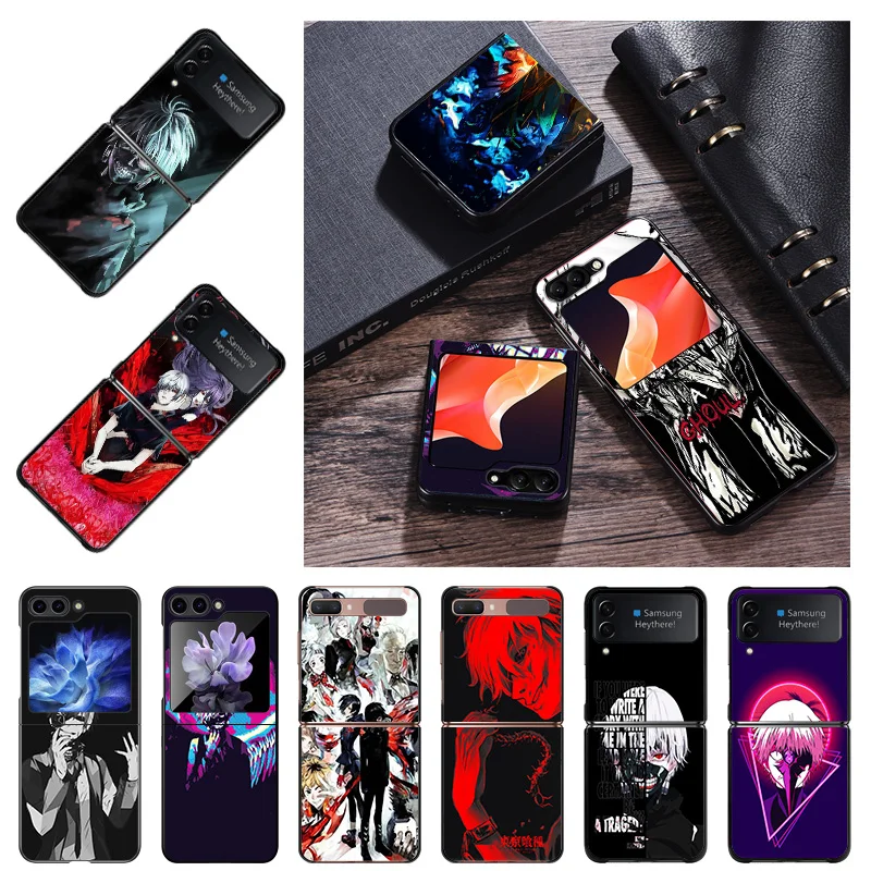 Hard Phone Cases Tokyo Ghoul JUZO SUZUYA Cover for Samsung ZFlip6 5G Galaxy Z Flip5 Flip4 Flip3 Flip 6 5 4 3 Shell Fundas Coque