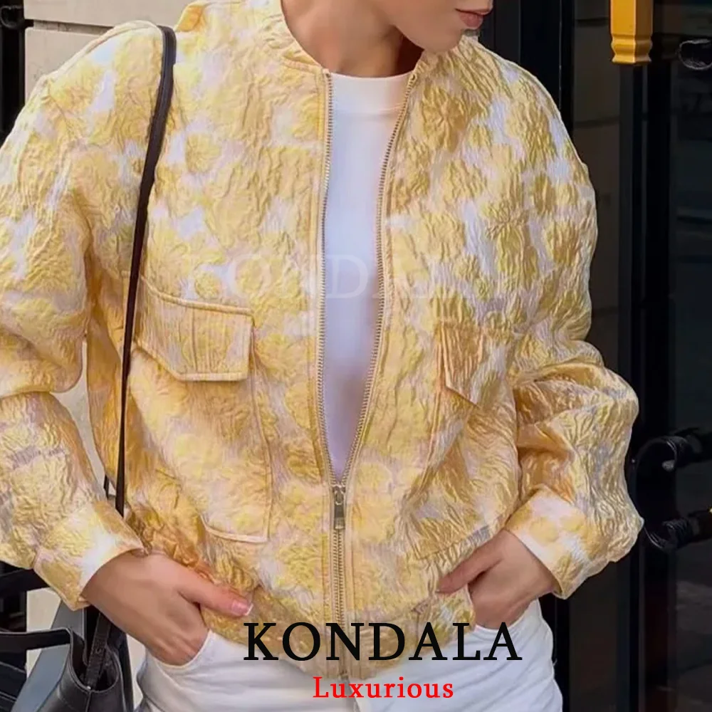 KONDALA High Street Casual Chi - Women'S Fashion Bomber Jacket ulasan dan harga
