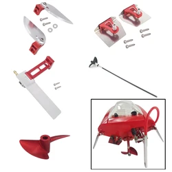 Udi903 udi005 udirc udi rc barco peças acessórios de atualização leme cnc hélice virar barbatanas guarnição flaps eixo peças reposição