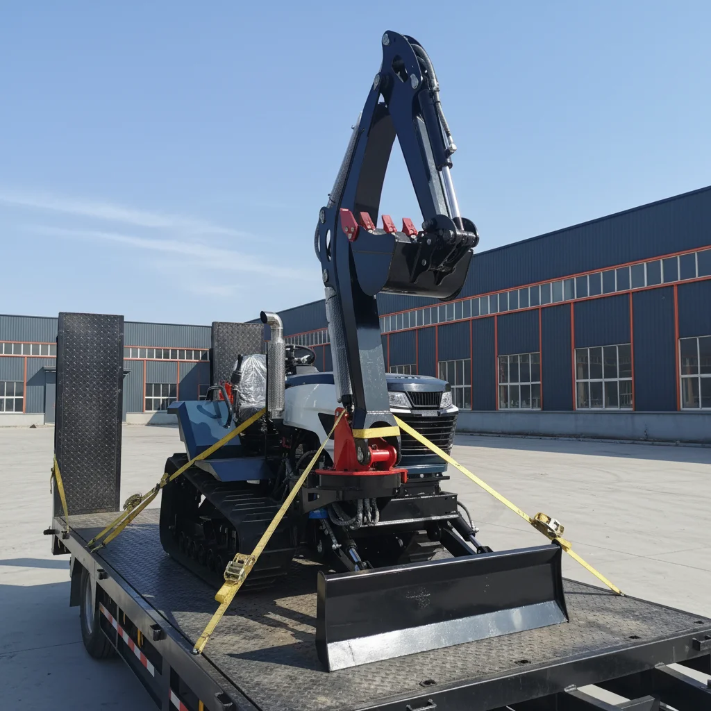 

Customize Small Crawler Farm Tractor With Seeder And Fertilizer Equipment