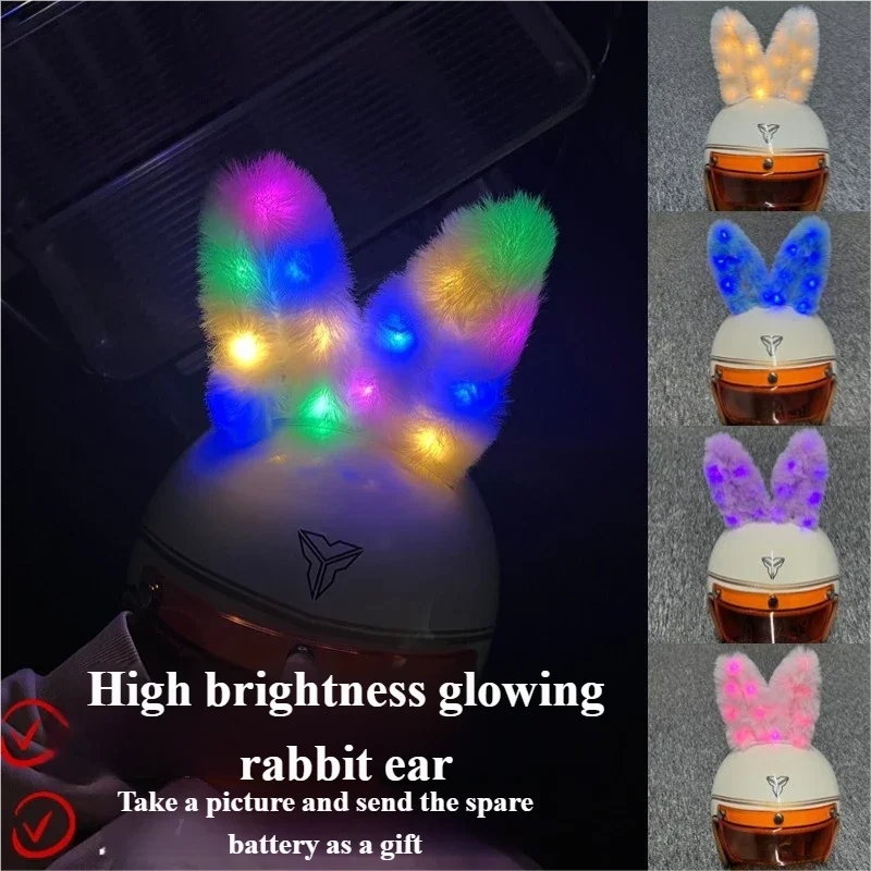 

Светящийся шлем с кроличьими ушками — популярный лыжный шлем для электронных велосипедов и занятий спортом на открытом воздухе в качестве универсального декоративного аксессуара