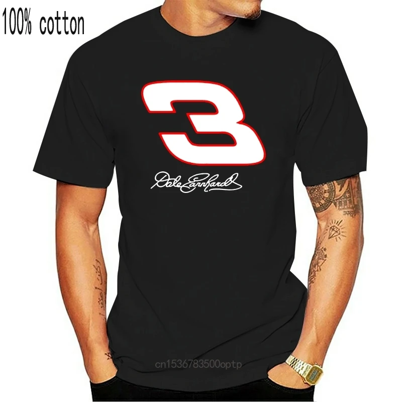 Camiseta clásica de Dale earnsem Race Car Driver para hombre, camisetas de manga corta con cuello redondo