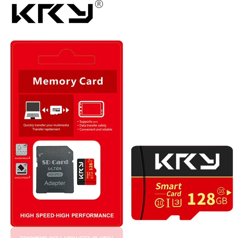 Micro Memory SD Card U3 128GB 64B 32GB 16GB 8GB SD Card SD/TF Flash Card 16GB 32GB 64GB 128GB U3 Class 10 Memory Card For Phone