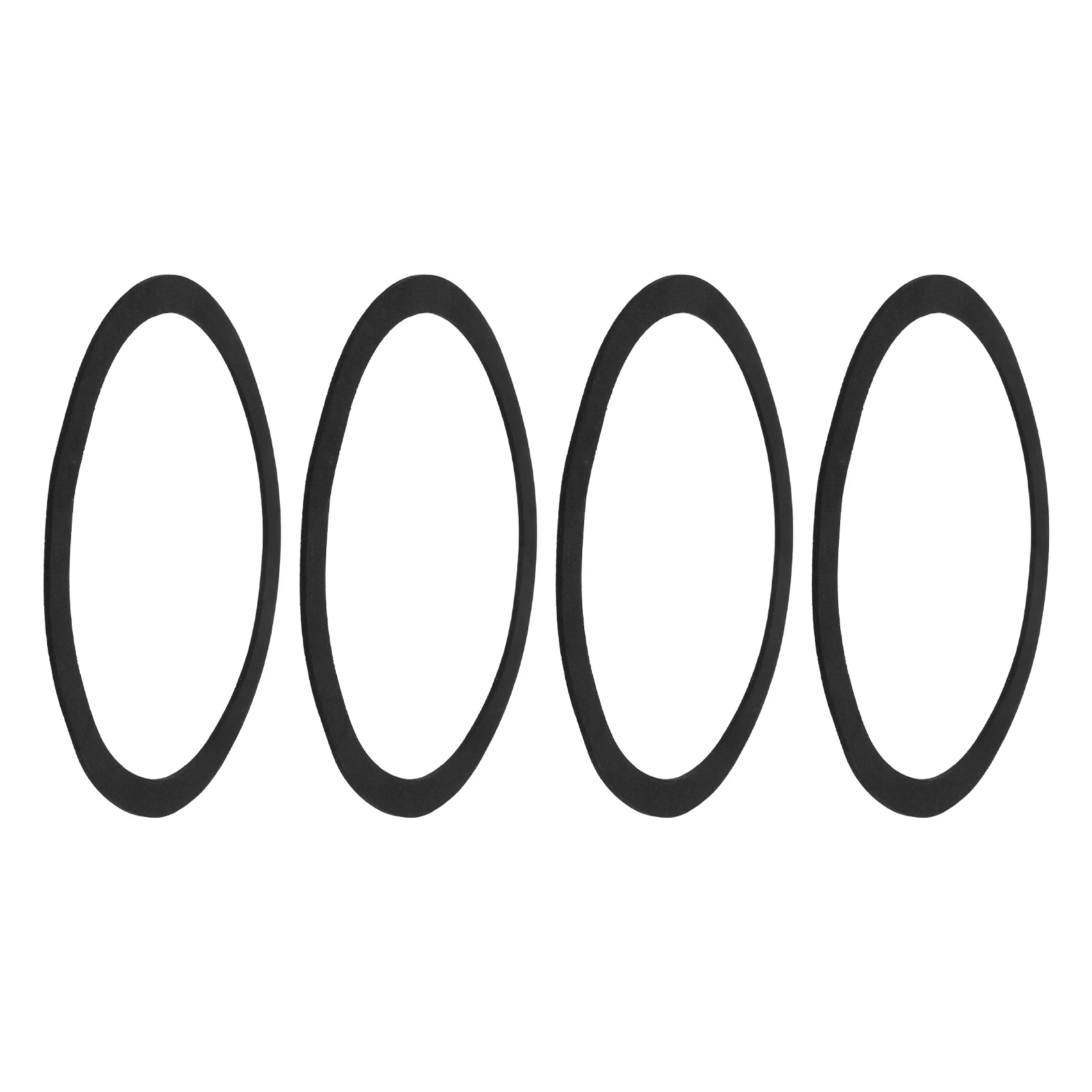 

4pcs Car Sealing Rings Foam Sound Transmission Protection Audio Spacer Mounting Accessories Car Speaker Rings Vehicle
