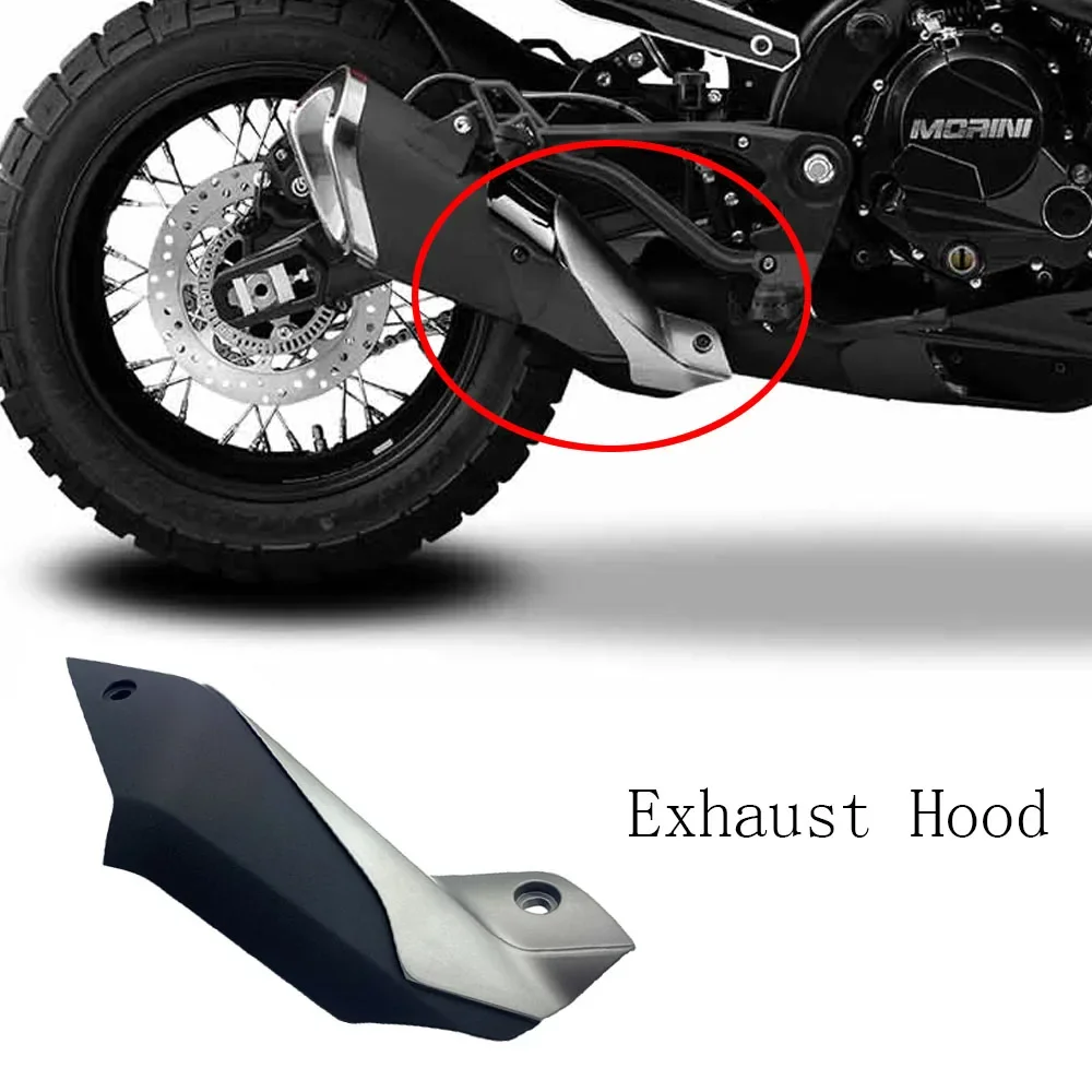 New Fit Xcape650 Original Accessories Exhaust Hood Decorative Hood Protective Hood For Morini X-Cape 650 X Cape650 X Cape 650