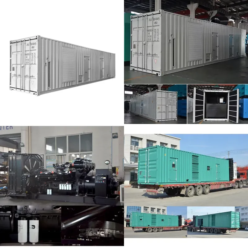 1375 Kva Power Plants 1100 kw Electric Generation Price 1100kw Global Warranty Generator Factory