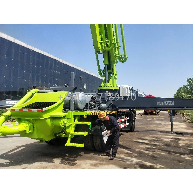 Manufacturing Plant Concrete Truck Mounted Boom Pump