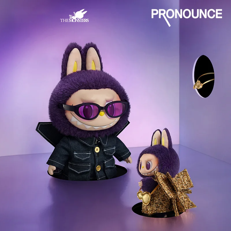 Original Limited Edition The Monsters Labubu X Pronounce Wings Of Fortune Action Figure Key Pendant Christmas Girl Gift