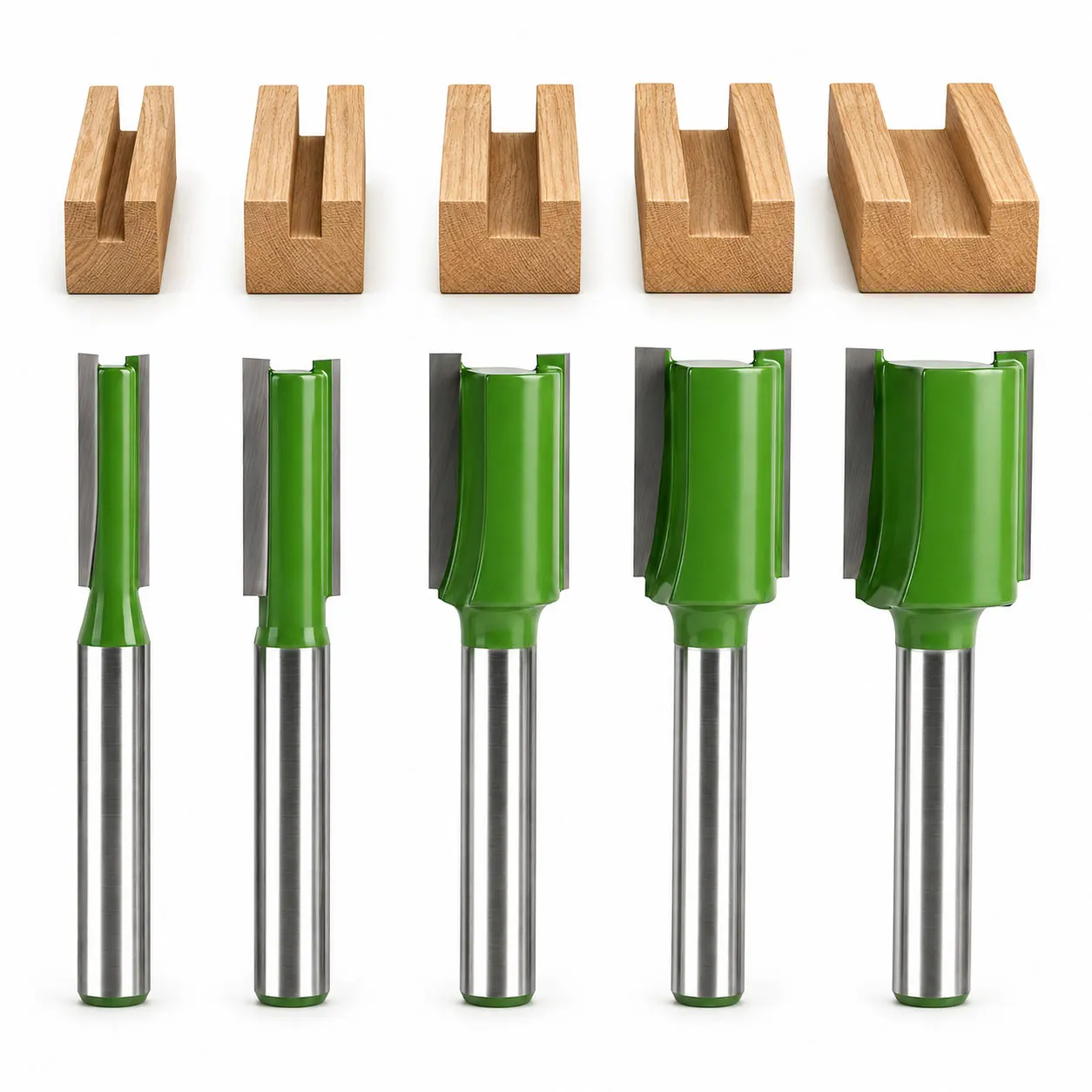 6mm Shank Grooving Straight Wood Router Bit Trimmer Wood Straight Notch Cutting And Base Surface Trimming Work Milling Cutter