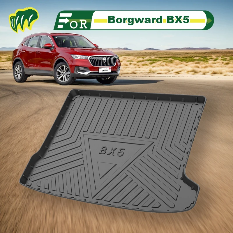 For Borgward BX5 2018 2019 2017-2020 Custom Fit Car Trunk Mat All Season Cargo Mat 3D Shaped Laser Measured Trunk Liners