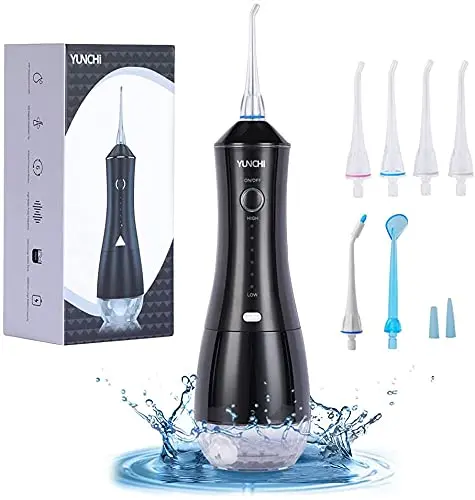 Oral Dental Irrigator Portable Water Flosser USB Rechargeable 3 Modes IPX7 200ML Water for Cleaning Teeth Clearance Price