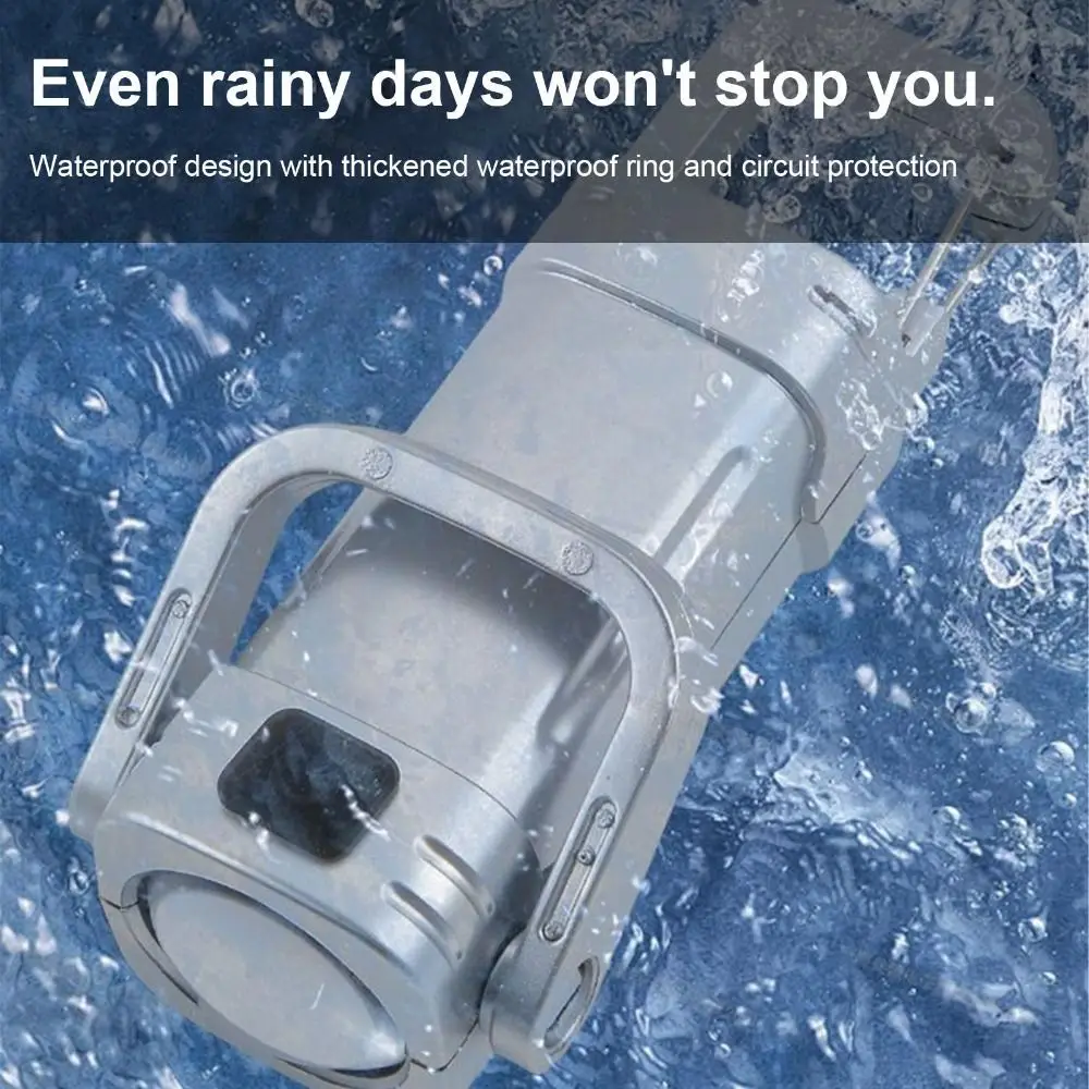 Portable Mini Keychain Flashlights USB Rechargeable Five adjustable levels LED Torch Ultra Bright With Hook Work Light Outdoor