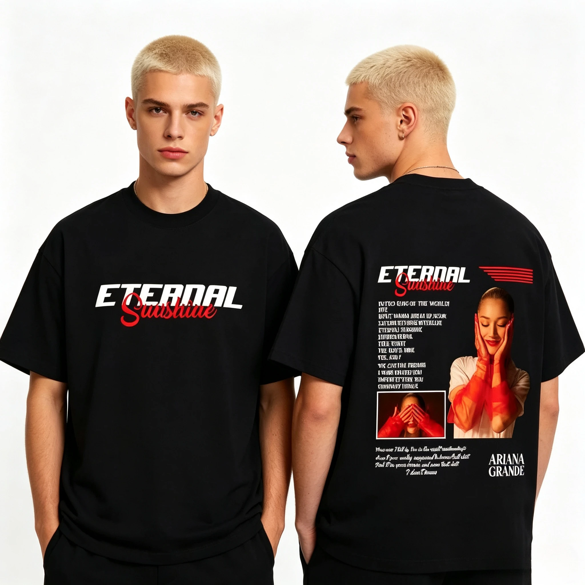 Summer Hot Sale Singer Ariana Grande Graphics 2026 Fashion T Shirt Y2K Unisex Breathable Streetwear Short Sleeve Casual T-shirt