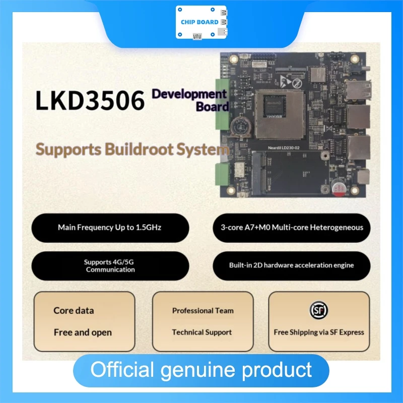 Neardi Rockchip RK3506 AI Development Board, Linux Embedded Edge Computing Platform, Industrial Grade Domestic Solution