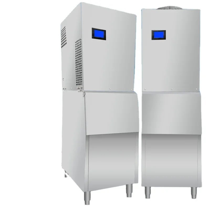 300kg in 24 Hours Stainless Steels Enclosed Commercial Ice Flake Maker Ice Flake Making Machine