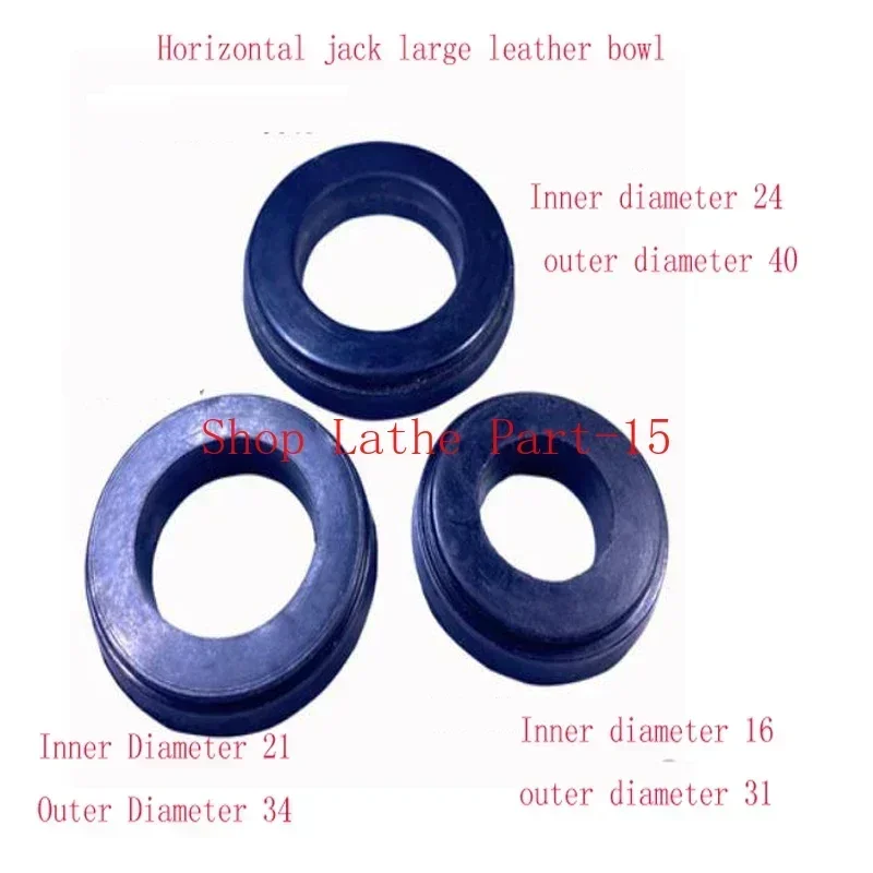 Horizontal 2 Ton 3 Ton Jack Big Leather Bowl Oil Seal Rubber Ring Seal Ring Black Leather Bowl Repair Accessories Black Rubber