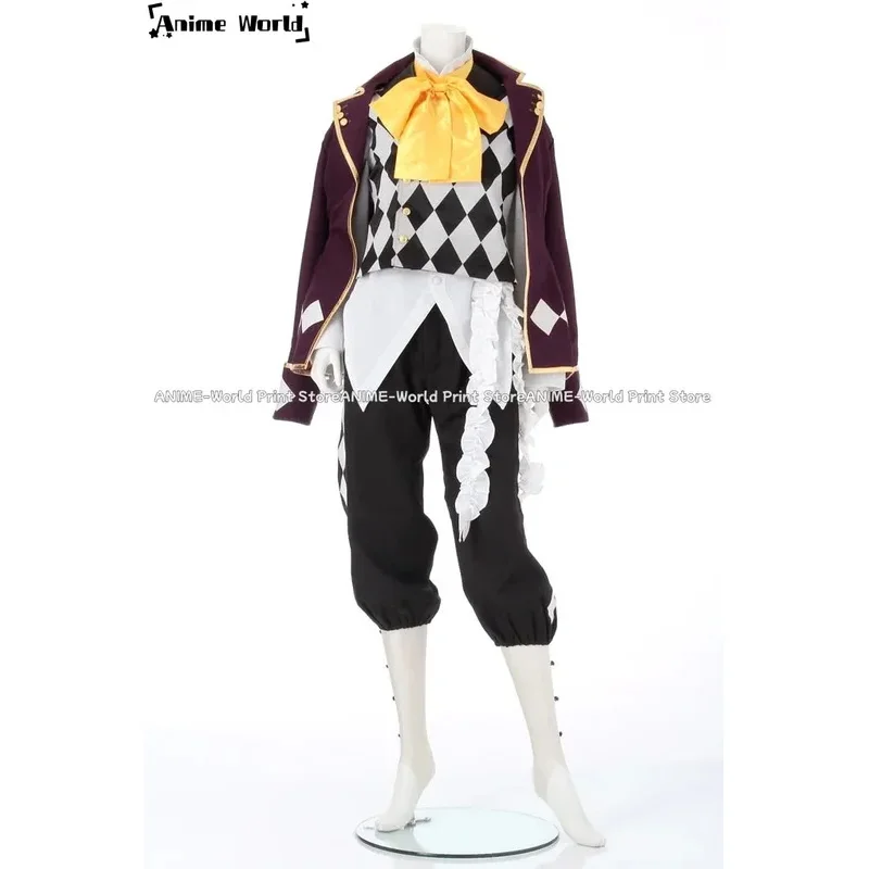 

《Нестандартный размер》Аниме Черный дворецкий Цирк Джокер Косплей Костюм на Хэллоуин; 2,k'5,t;8.