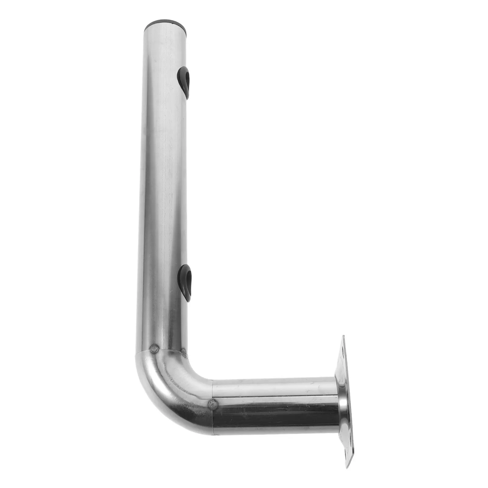 Stainless Steel 15 Inch L Shaped Wireless Bridge Pole Mount Bracket Heavy Duty Wall Roof Mount for Outdoor Antenna and Security