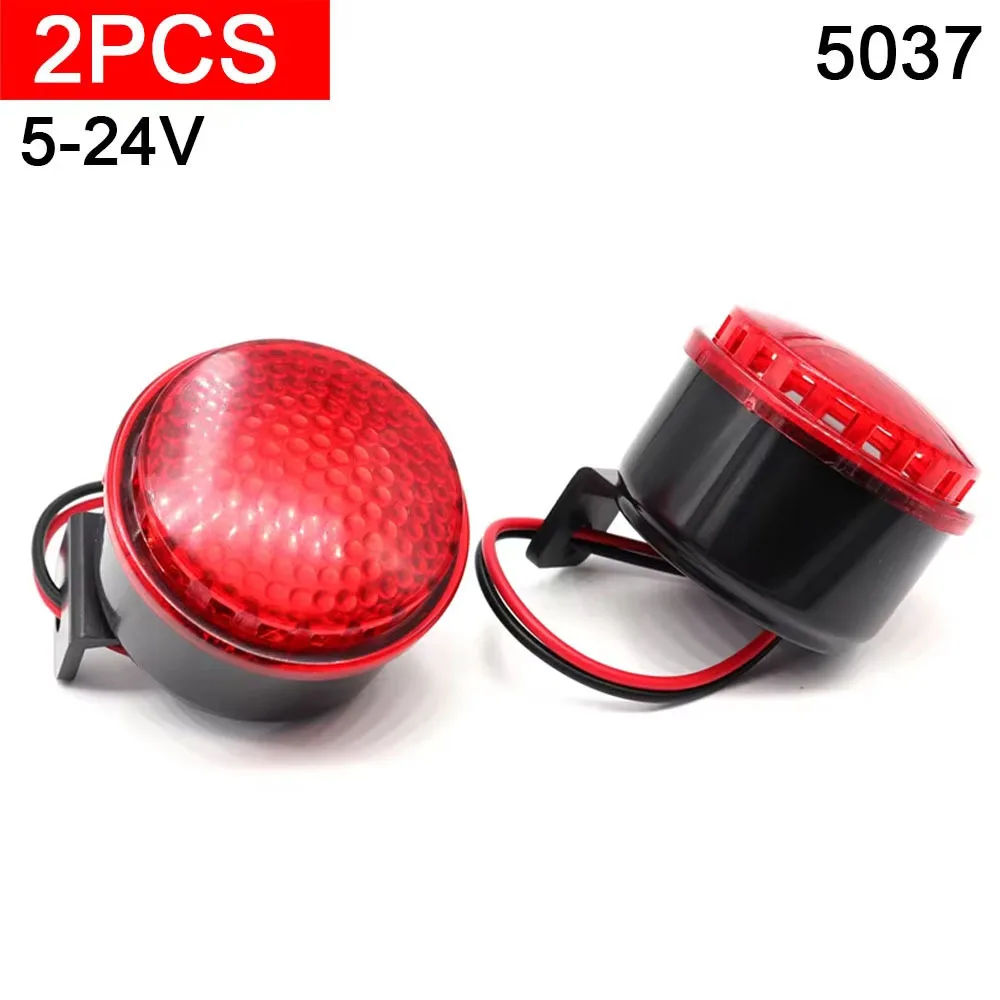 5-24V Reverse Accessories Beeper Horn 5037 Car Motorcycle Truck Back Up Warning Alarm Speaker Buzzer Siren With Light Reversing