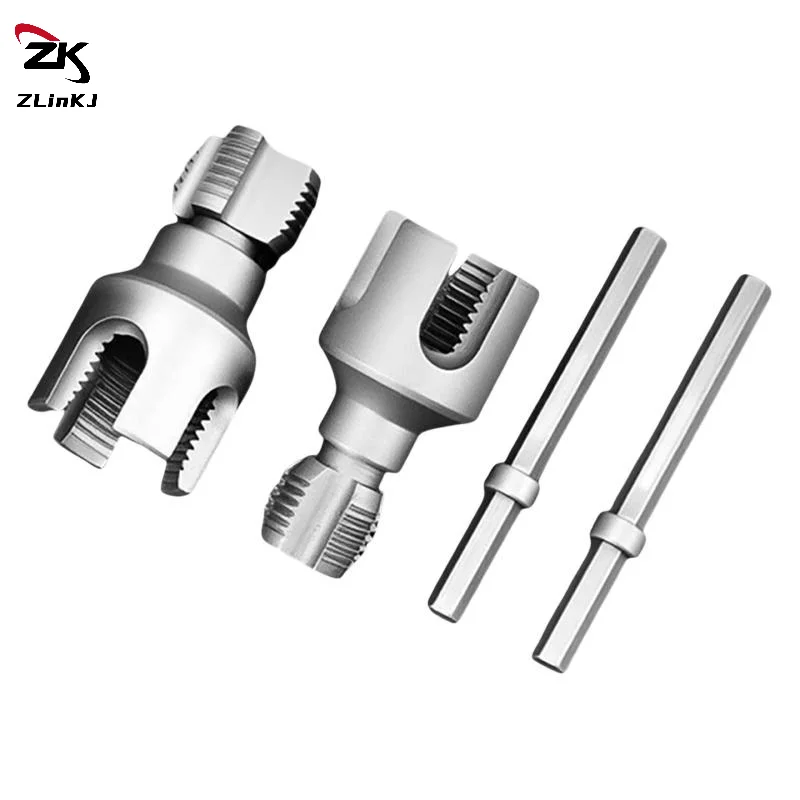 Pipe Thread Cutting Tool Water Pipe Inner Outer Integrated Wire Cutter Pipe Thread Tool Electric Drill 4/6 Points Water Pipe