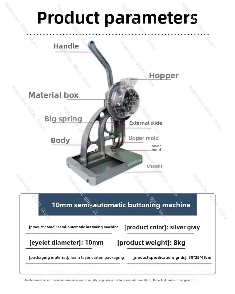 Semi-Automatic Buckle Machine For Spray Painting Photo Stand Silk Lamp Cloth & KT Board Display Frame
