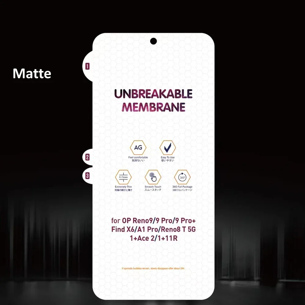 Oppo find x6 pro/findx6用ヒドロゲルフィルム、ソフト保護プロテクター、透明、クリア