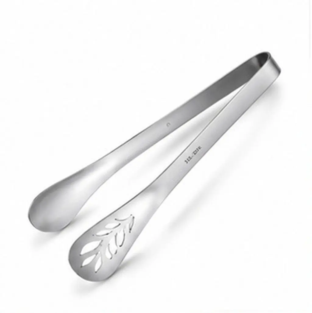 1Pcs Premium Stainless Steel Thick Leaf Food Clip Barbecue Tong Multipurpose Steak Buffet Kitchen Tool for Home Restaurant