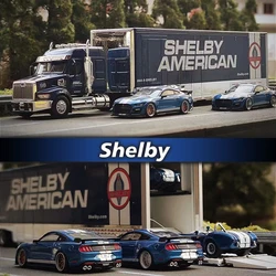 MINIGT In Stock 1:64 Mustang Shelby GT500 Suit Diecast Car Model Collection Miniature Toys