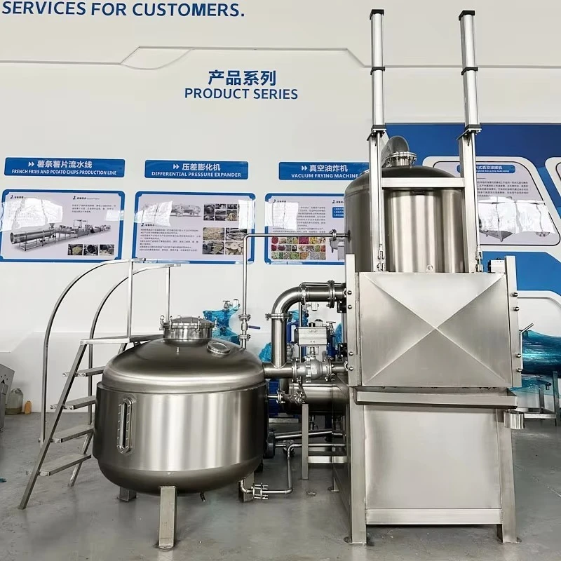 French Fries and Apple Chips Vacuum Frying Machine Low Temperature Fryer