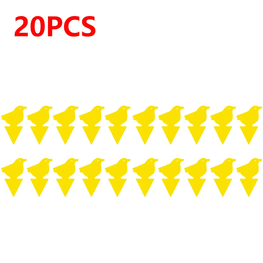 10-40 Stuks Vangplaten Fruit Fly Trap Geel Sticky Bug Trap voor Binnen Buiten Gebruik Insect Ongediertebestrijding tuin Sterke Lijm Plant