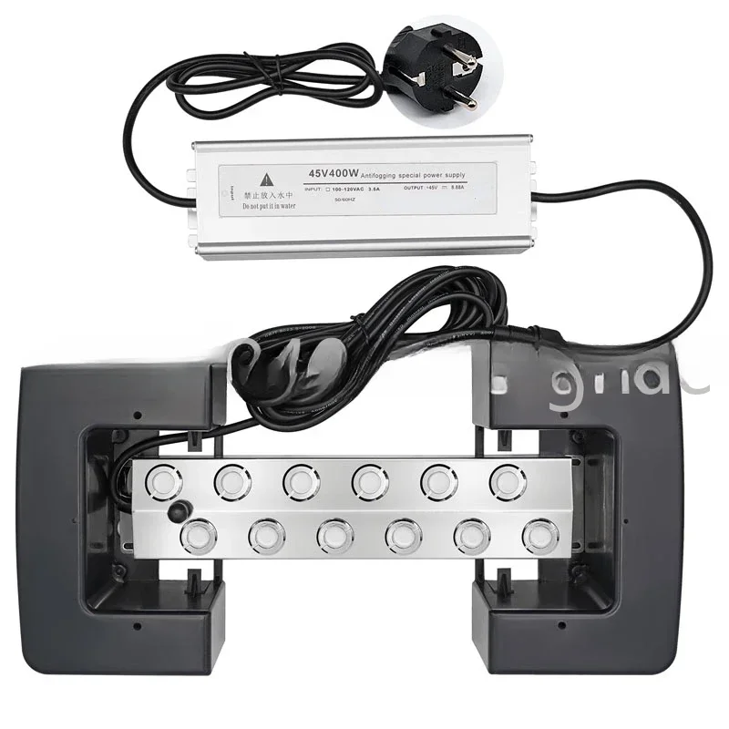 Für 2/4/6/8/10/12 Kopf Ultraschall Nebel Maker Fogger Edelstahl Luftbefeuchter Garten/Sockery/Pool Nebel Sprayer Generator